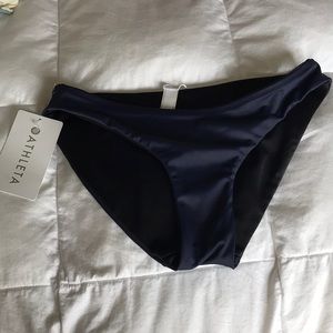 Athleta Reversible bikini bottom small black/navy